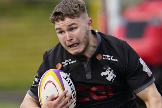 Callum Grieve playing for Southern Knights against Watsonians at the Greenyards in Melrose in August 2022 (Pic: Simon Wootton/SNS Group/SRU)