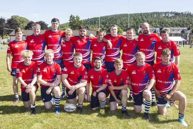 The Earlston team that contested Saturday's Stewart Ramsay memorial match at the Haugh (Photo: Bill McBurnie)