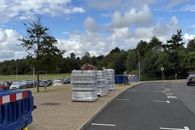 Fifteen bottled water collection points were set up throughout the area. (Pic: Scottish Water)