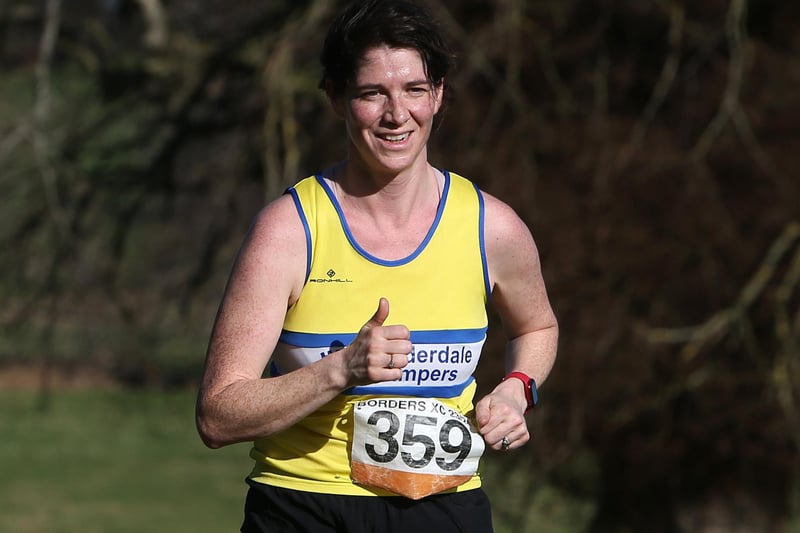 Lauderdale Limper Jill Wilkinson was 119th in 46:30 in Sunday's senior Borders Cross-Country Series race at Duns