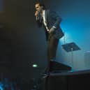 Nick Cave performing at Croydon's Fairfield Halls earlier in his current tour (Photo: Ronan Park)