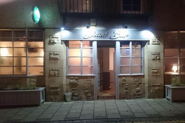 Deans Bar in Hawick.