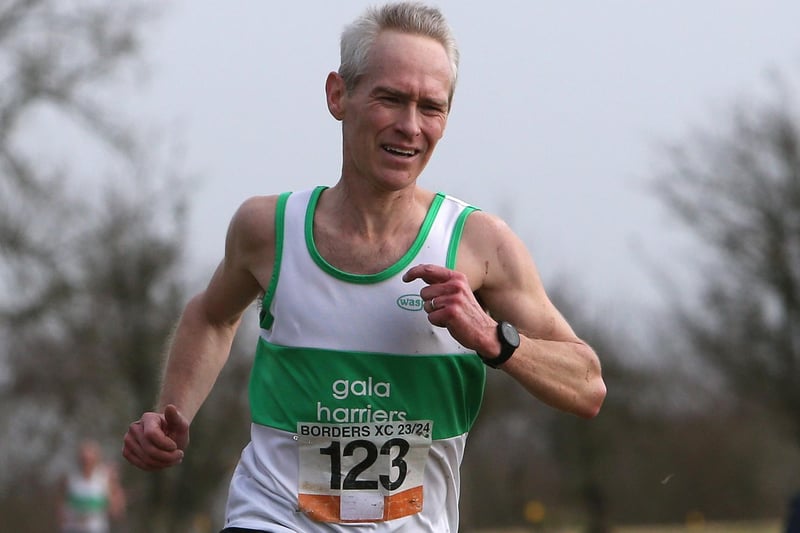 Gala Harriers over-40 Iain Stewart clocked 25:16, placing 11th at Denholm's Borders Cross-Country Series meeting on Sunday