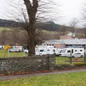 Scottish Borders Council provided this site in Selkirk for travellers during lockdown.