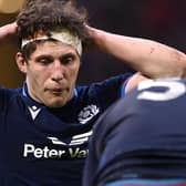 Former Melrose player Rory Darge during Scotland's Six Nations game against Wales this month (Photo by Stu Forster/Getty Images)