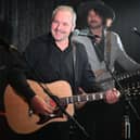 Alan Fletcher on stage with his band (Pic: Contributed)