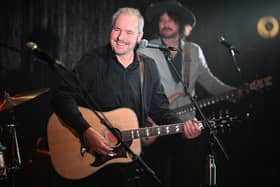 Alan Fletcher on stage with his band (Pic: Contributed)