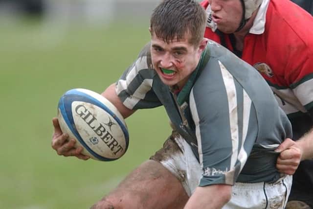 Roddy Deans playing for Hawick against Glasgow Hawks in 2012 (Pic: Neil Hanna)
