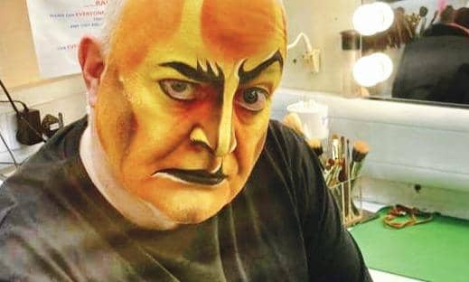 Entertainment Editor Liam Rudden transformed into Scar, from The Lion King