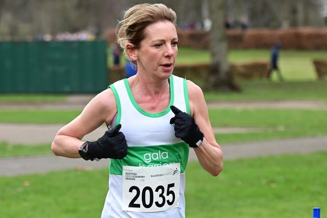 Gala Harriers over-50 Julia Johnstone finished 128th in 48:31 at Falkirk's senior women's race on Saturday (Pic: Neil Renton)