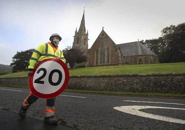 The 20mph speed limit in our towns and villages is here to stay.