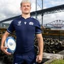 Scotland' winger Darcy Graham at Wednesday's 2023 Rugby World Cup squad announcement at South Queensferry (Photo by Craig Williamson/SNS Group/SRU)