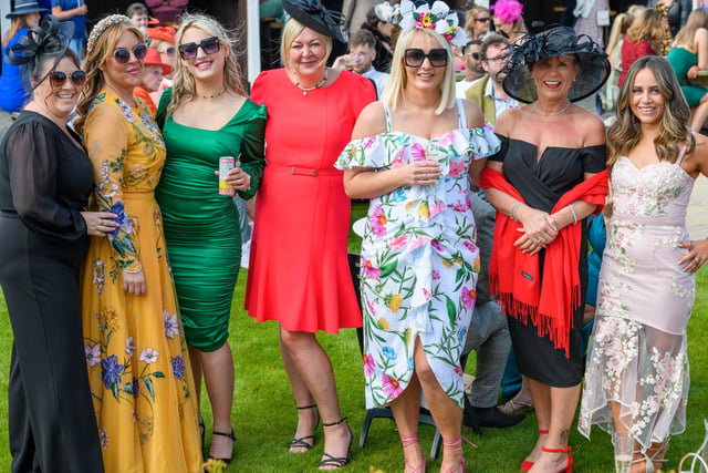 Seven race-goers at Kelso's ladies' day season finale on Sunday