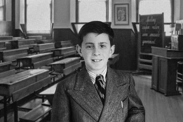 Sir Jackie Stewart as a schoolboy (Dyslexia Scotland)