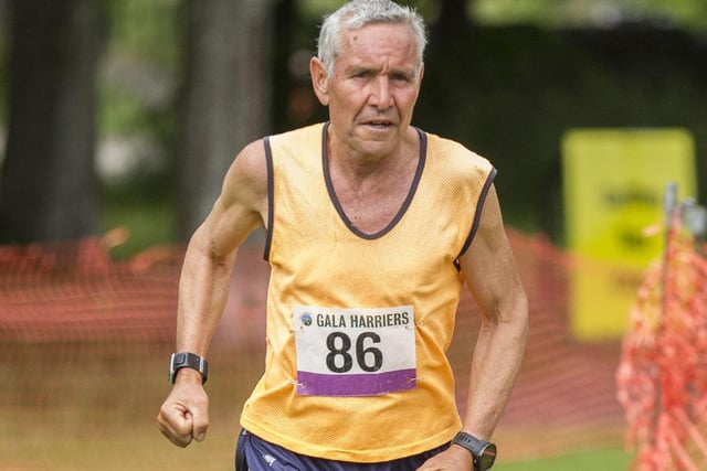 Cambuslang Harrier Colin Donnelly finished sixth in 42:50 and was also fastest man over the age of 60, edging out Gala Harrier Bob Johnson