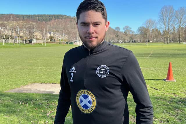 Ger Rossi has quit as manager of Peebles Rovers (Photo: Peebles Rovers)