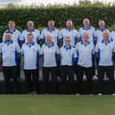 The triumphant Jedburgh Bowling Club squad which beat Galashiels in the League Cup Final at St Boswells on Friday (picture by Bill McBurnie)