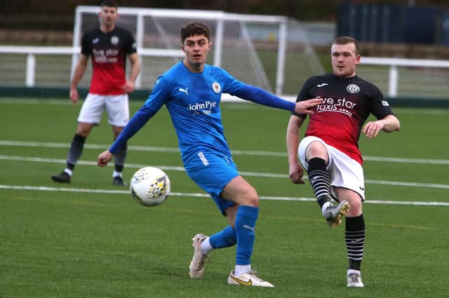 Gala Fairydean Rovers losing 3-2 at home to Bo'ness United on Saturday (Pic: Steve Cox)