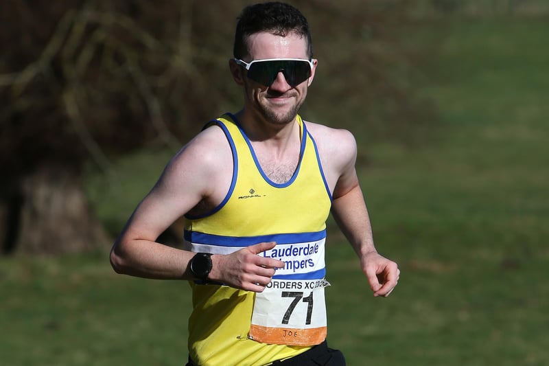 Lauderdale Limper Joe Agnew was 53rd in 38:14 in Sunday's senior Borders Cross-Country Series race at Duns