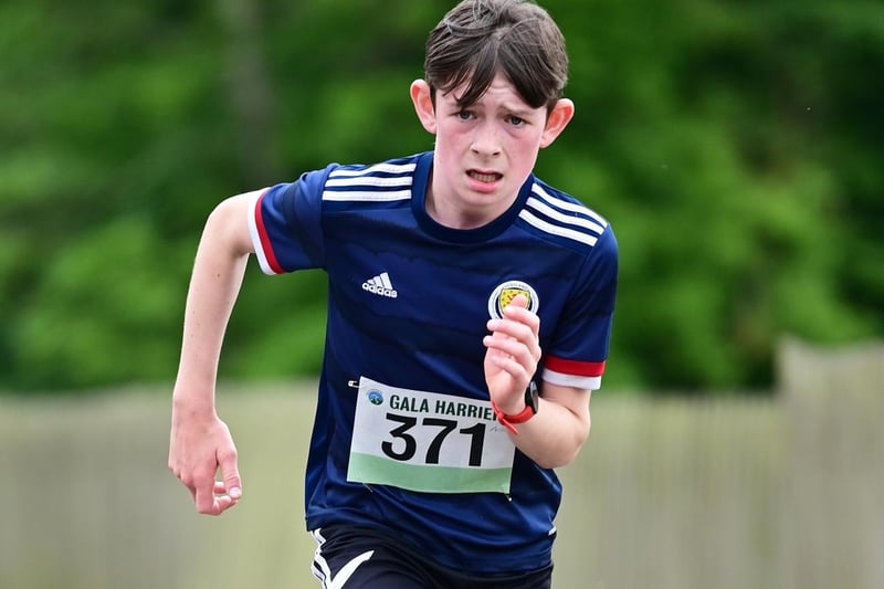 Archie Dalgleish was first to finish Sunday's Meigle Park 5k in Galashiels for the Rowan Boland Memorial Trust, clocking 20:06