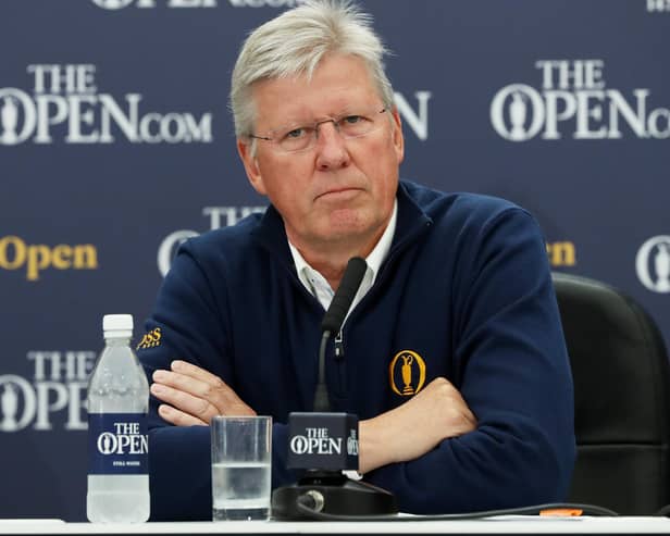 R&A chief executive Martin Slumbers at the 147th Open Championship at Carnoustie in 2018.  (Photo by Francois Nel/Getty Images)