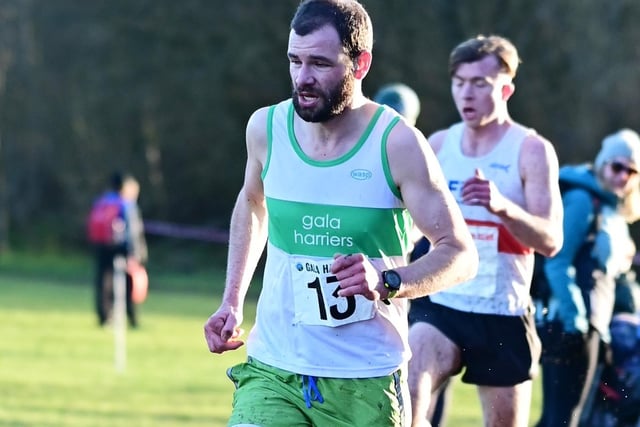 Marcus D'Agrosa running for Gala Harriers at Bathgate