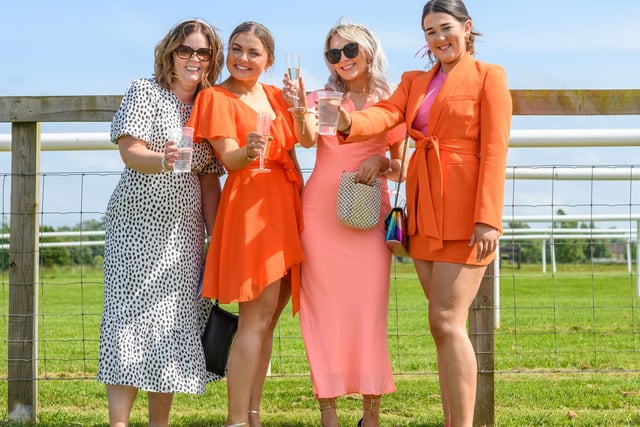 Race-goers at Kelso's ladies' day season finale on Sunday