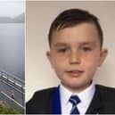 Three people died after getting into difficulty in the water near to Pulpit Rock at Loch Lomond left. Dean Irvine, right, who drowned at the Alexander Hamilton Memorial Park in Stonehouse.