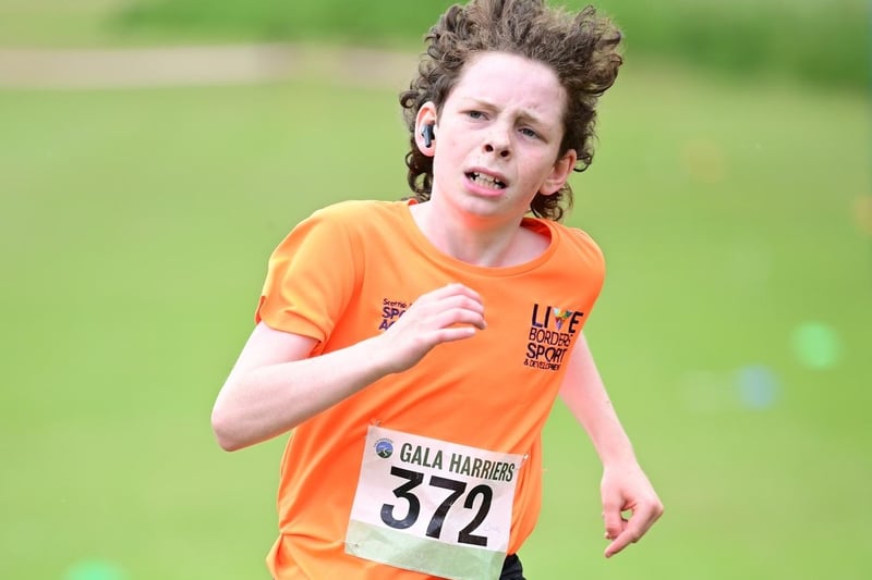 Charlie Dalgleish finished Sunday's Meigle Park 5k in Galashiels for the Rowan Boland Memorial Trust in fourth place in 21:40