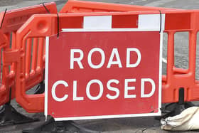 The road will be closed from tonight for two nights.