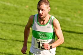 Gala Harrier Marcus D'Agrosa was 21st all told in 28:34 at Saturday's Scottish Athletics east district cross-country league meeting at Kirkcaldy