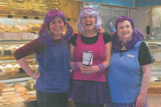 Looking good in lavender. Previous participants of Wear Lavender to Work