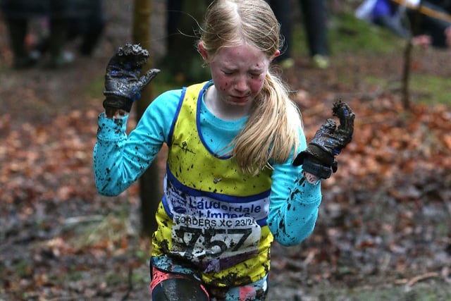 Lauderdale Limpers under-nine Rowan Johnston finished 38th at Sunday's junior Borders Cross-Country Series race at Galashiels in 14:01