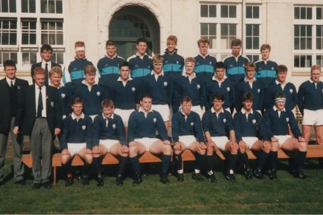 The 1988 Scotland schoolboys' summer tour rugby squad
