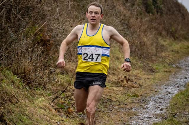 Marc Wilkinson, winner of the men's race in Melrose (Pics by Michael Philp)
