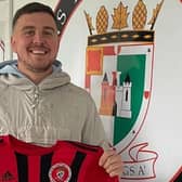 Danny Simpson scored twice for Duns Amateurs during their 6-1 Waddell Cup round-one win at home to Chirnside United on Saturday (Photo: Duns Amateurs)