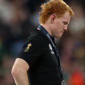 Borders-born New Zealand scrum-half Finlay Christie following his side's 12-11 Rugby World Cup final loss to South Africa at the Stade de France in Paris on Saturday (Photo by Emmanuel Dunand/AFP via Getty Images)