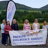 Borders Childrens Charity volunteers celebrate being named as the Buccleuch Property Charity Challenge's fundraising partners for this year.