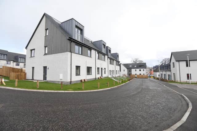There's been massive interest in Eildon Housing's new development on the outskirts of Galashiels.