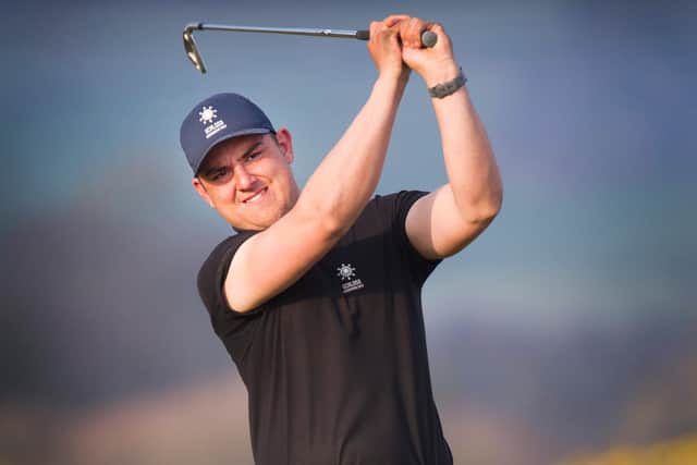 Owen Cranston won the April Medal at Jedburgh Golf Club
