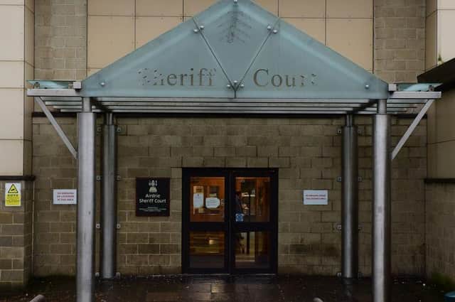 The court in Airdrie, where Hawick's William Rackstraw was jailed for nine years for raping three women.