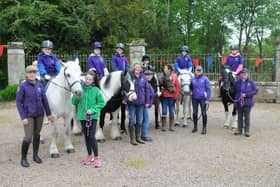 Staff and youngsters from Stable Life.