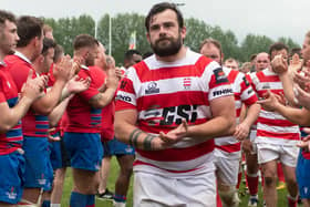 South of Scotland captain Shawn Muir after last May's 32-30 inter-district championship final loss to Caledonia Reds at Braidholm in Glasgow (Photo: Euan Cherry/SNS Group/SRU)