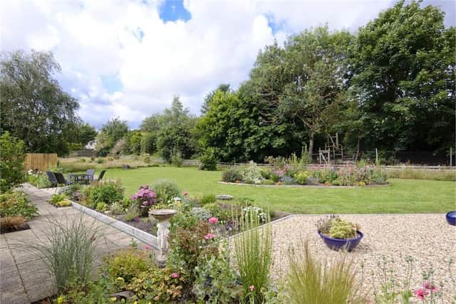 The gardens are a remarkable feature at Stable Lodge.