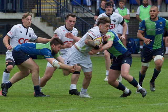 Southern Knights on the ball at Boroughmuir Bears on Saturday (Pic: Bryan Robertson)