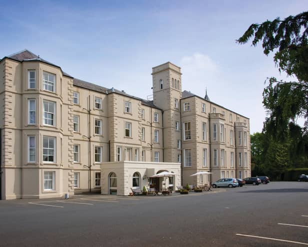 The Waverley Castle Hotel on the outskirts of Melrose, due to reopen on May 17.