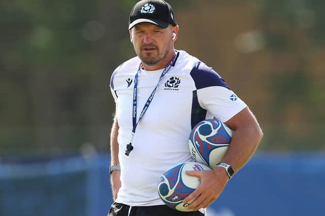 Scotland rugby head coach Gregor Townsend at a training session at Stade des Arboras in Nice this month (Photo by Cameron Spencer/Getty Images)