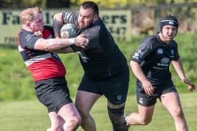Berwick edging out Lasswade 22-21 at home at Scremerston on Saturday (Photo: Stuart Fenwick)