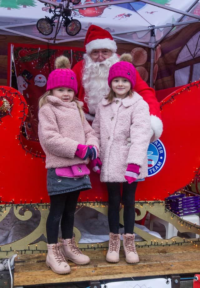 Olivia and Ava Blair from Kelso. (Photo: BILL McBURNIE)
