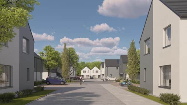 An artist's impression of the upcoming development at Allanbank.